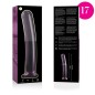 NEBULA SERIES BY IBIZA - MODÈLE 17 GODE EN VERRE BOROSILICATE ROSE 18.5 CM -O- 3 CM