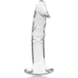 NEBULA SERIES BY IBIZA - MODÈLE 19 GODE EN VERRE BOROSILICATE ROSE 18.5 CM -O- 4 CM