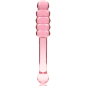 NEBULA SERIES BY IBIZA - MODÈLE 20 GODE EN VERRE BOROSILICATE 20,5 X 3 CM CLAIR