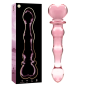 NEBULA SERIES BY IBIZA - MODELLO 21 DILDO IN VETRO BOROSILICATO 20,5 X 3,5 CM TRASPARENTE