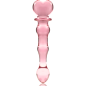 NEBULA SERIES BY IBIZA - MODELLO 21 DILDO IN VETRO BOROSILICATO 20,5 X 3,5 CM TRASPARENTE