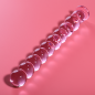 NEBULA SERIES BY IBIZA - MODELLO 22 DILDO IN VETRO BOROSILICATO 21,5 X 2,5 CM TRASPARENTE