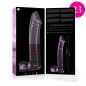 NEBULA SERIES BY IBIZA - MODELLO 23 DILDO IN VETRO BOROSILICATO 21,5 X 4 CM TRASPARENTE