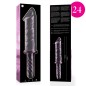 NEBULA SERIES BY IBIZA - MODELLO 24 DILDO IN VETRO BOROSILICATO 28,5 X 5 CM TRASPARENTE