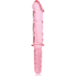 NEBULA SERIES BY IBIZA - MODELLO 24 DILDO IN VETRO BOROSILICATO 28,5 X 5 CM TRASPARENTE