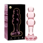 NEBULA SERIES BY IBIZA - MODELLO 1 PLUG ANALE VETRO BOROSILICATO 10,7 X 3 CM TRASPARENTE