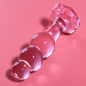 NEBULA SERIES BY IBIZA - MODELLO 1 PLUG ANALE VETRO BOROSILICATO 10,7 X 3 CM TRASPARENTE