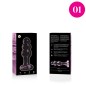 NEBULA SERIES BY IBIZA - MODELLO 1 PLUG ANALE VETRO BOROSILICATO 10,7 X 3 CM TRASPARENTE