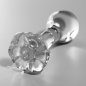 NEBULA SERIES BY IBIZA - PLUG ANAL MODÈLE 2 VERRE BOROSILICATE ROSE 11 CM -O- 3.5 CM