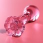 NEBULA SERIES BY IBIZA - PLUG ANAL MODÈLE 2 VERRE BOROSILICATE ROSE 11 CM -O- 3.5 CM