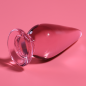 NEBULA SERIES BY IBIZA - MODELLO 4 PLUG ANALE VETRO BOROSILICATO 11 X 5 CM TRASPARENTE