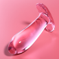 NEBULA SERIES BY IBIZA - MODELLO 5 PLUG ANALE VETRO BOROSILICATO 12,5 X 3,5 CM TRASPARENTE