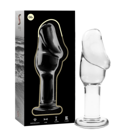 NEBULA SERIES BY IBIZA - PLUG ANAL MODÈLE 6 VERRE BOROSILICATE ROSE 12.5 CM -O- 4 CM