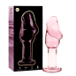 NEBULA SERIES BY IBIZA - MODELLO 6 PLUG ANALE VETRO BOROSILICATO 12,5 X 4 CM TRASPARENTE