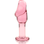 NEBULA SERIES BY IBIZA - MODELLO 6 PLUG ANALE VETRO BOROSILICATO 12,5 X 4 CM TRASPARENTE