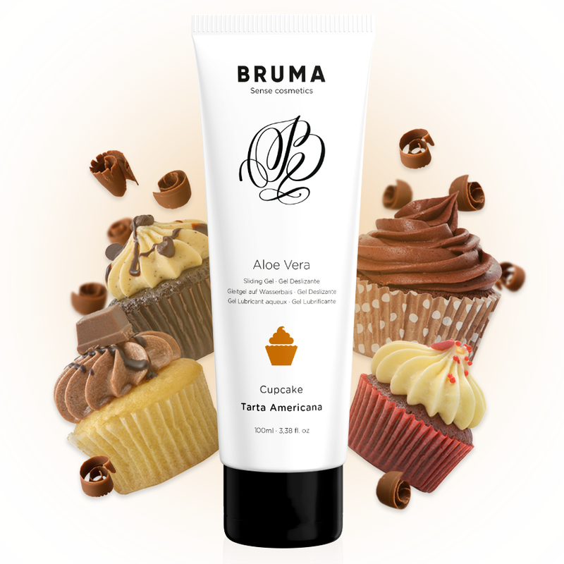 BRUMA - ALOE VERA SLIDING GEL CUPCAKE FLAVOR 100 ML BRUMA - ALOE VERA SLIDING GEL CUPCAKE FLAVOR 100 ML