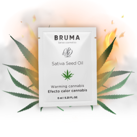 BRUMA - SATIVA-SAMENÖL-GLEITGEL MIT WÄRMENDEM CANNABISGESCHMACK 6 ml