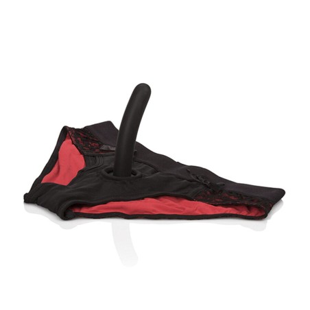 CALEXOTICS - SCANDAL ENSEMBLE CULOTTE ROUGE AVEC GODE TAILLE S/M
