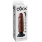 KING COCK - VIBRIERENDER SCHWANZ BRAUN 15,24 CM KING COCK - VIBRIERENDER SCHWANZ BRAUN 15,24 CM