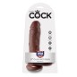 KING COCK - 8" PENE REALÍSTICO MARRÓN 20.3 CM KING COCK - 8" PENE REALÍSTICO MARRÓN 20.3 CM