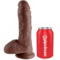 KING COCK - 8" PENE REALÍSTICO MARRÓN 20.3 CM KING COCK - 8" PENE REALÍSTICO MARRÓN 20.3 CM