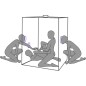 SECRET DOME - KINK CLUB CABIN SCANDALE VIOLA SECRET DOME - KINK CLUB CABIN SCANDALE VIOLA