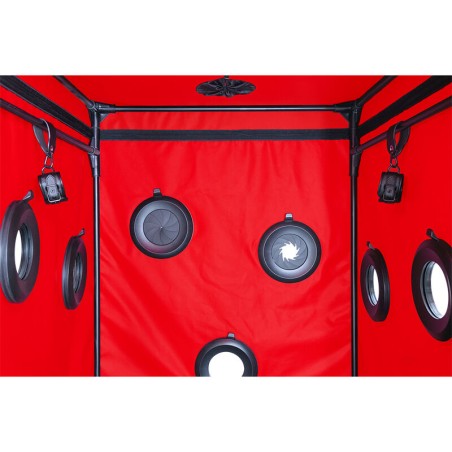 SECRET DOME - KINK CLUB CABIN SCANDALE NOIR ET ROUGE