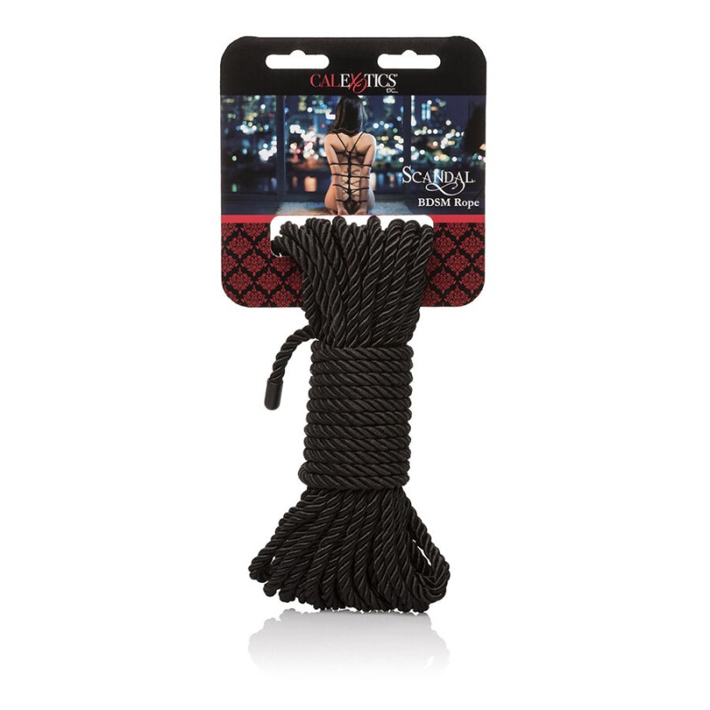 CALEXOTICS - SCANDAL CORDA NERA BDSM 10 M CALEXOTICS - SCANDAL CORDA NERA BDSM 10 M