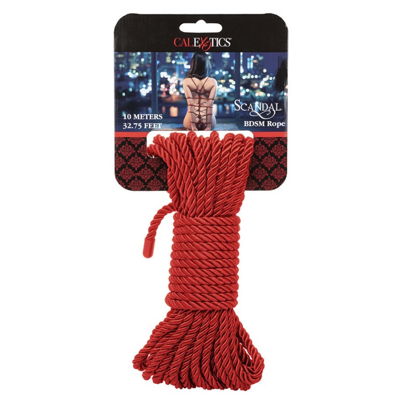 CALEXOTICS - SCANDAL CORDA ROSSA BDSM 10 M CALEXOTICS - SCANDAL CORDA ROSSA BDSM 10 M
