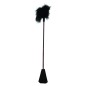 CALEXOTICS - SCANDAL BLACK FEATHER WHIP CALEXOTICS - SCANDAL BLACK FEATHER WHIP