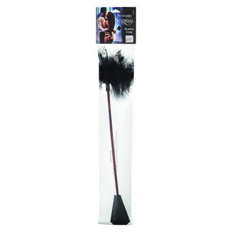 CALEXOTICS - SCANDAL FOUET À PLUMES NOIRES