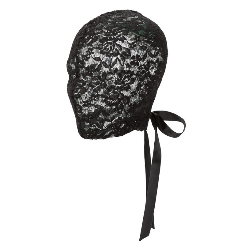 CALEXOTICS - SCANDAL PASSAMONTAGNA IN PIZZO NERO CON FIOCCO CALEXOTICS - SCANDAL PASSAMONTAGNA IN PIZZO NERO CON FIOCCO