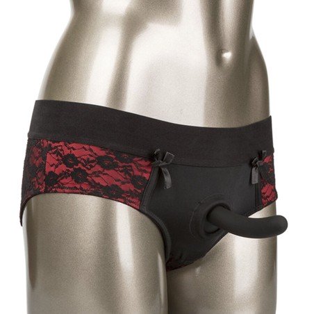 CALEXOTICS - SCANDAL SET OF CROTCHLESS PANTIES WITH DIDLO SIZE L/XL