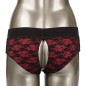 CALEXOTICS - SCANDAL SET OF CROTCHLESS PANTIES WITH DIDLO SIZE S/M CALEXOTICS - SCANDAL SET OF CROTCHLESS PANTIES WITH DIDLO SIZE S/M