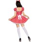 LEG AVENUE - ABITO A POIS + FASCIA PER CAPELLI ROSSO/BIANCO M LEG AVENUE - ABITO A POIS + FASCIA PER CAPELLI ROSSO/BIANCO M
