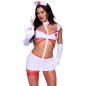 LEG AVENUE - COSTUME SEXY INFERMIERA BIANCO S LEG AVENUE - COSTUME SEXY INFERMIERA BIANCO S