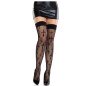 LEG AVENUE - BAS EN DENTELLE WORSHIP ME NOIRS LEG AVENUE - BAS EN DENTELLE WORSHIP ME NOIRS