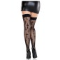 LEG AVENUE - BAS EN DENTELLE WORSHIP ME NOIRS LEG AVENUE - BAS EN DENTELLE WORSHIP ME NOIRS