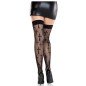 LEG AVENUE - BAS EN DENTELLE WORSHIP ME NOIRS LEG AVENUE - BAS EN DENTELLE WORSHIP ME NOIRS