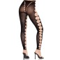 LEG AVENUE - CALZE COPRENTI SENZA CUCITURE CON TAGLIO AI PIEDI NERE LEG AVENUE - CALZE COPRENTI SENZA CUCITURE CON TAGLIO AI PIEDI NERE