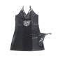 SUBBLIME - 955601 LANGÄRMELIGES KLEID MIT SCHWARZER SPITZE L/XL SUBBLIME - 955601 LANGÄRMELIGES KLEID MIT SCHWARZER SPITZE L/XL