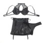 SUBBLIME - 955588 SET REGGISENO IN VERNICE ROSA CON CERNIERA IN RETE L/XL SUBBLIME - 955588 SET REGGISENO IN VERNICE ROSA CON CERNIERA IN RETE L/XL
