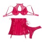 SUBBLIME - 955588 SET REGGISENO IN VERNICE ROSA CON CERNIERA IN RETE L/XL SUBBLIME - 955588 SET REGGISENO IN VERNICE ROSA CON CERNIERA IN RETE L/XL
