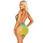 LEG AVENUE - MINI ROBE SANS COUTURE AVEC OUVERTURES OCÉAN
