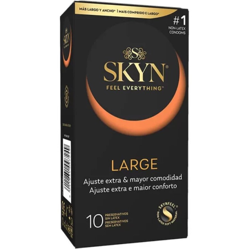 SKYN - PRESERVATIVI LARGE EXTRA ADJUSTMENT 10 UNITÀ SKYN - PRESERVATIVI LARGE EXTRA ADJUSTMENT 10 UNITÀ