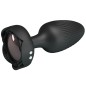 PRETTY LOVE - OSBORN ANAL PLUG WITH LED LIGHT BLACK 9.8 CM PRETTY LOVE - OSBORN ANAL PLUG WITH LED LIGHT BLACK 9.8 CM