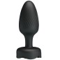 PRETTY LOVE - OSBORN ANAL PLUG WITH LED LIGHT BLACK 9.8 CM PRETTY LOVE - OSBORN ANAL PLUG WITH LED LIGHT BLACK 9.8 CM