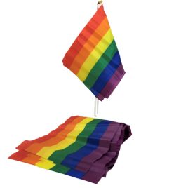 PRIDE - LGBT-FLAGGE, KLEINE FLAGGE, BANNER