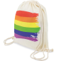 PRIDE - COTTON LGBT FLAG BACKPACK PRIDE - COTTON LGBT FLAG BACKPACK