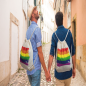 PRIDE - COTTON LGBT FLAG BACKPACK PRIDE - COTTON LGBT FLAG BACKPACK